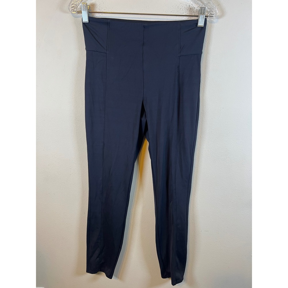 A Pea in the Pod Womens Maternity Pants Stretch Seam Detail Navy Blue XS